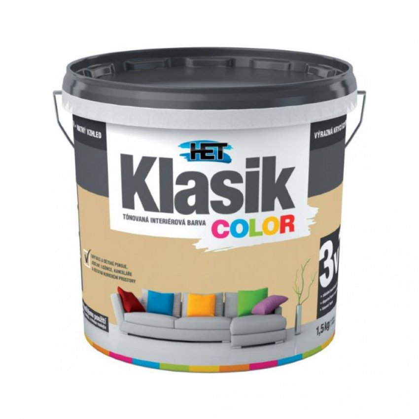 Klasik Color 0267 hnědý karamelový  (1.5)
