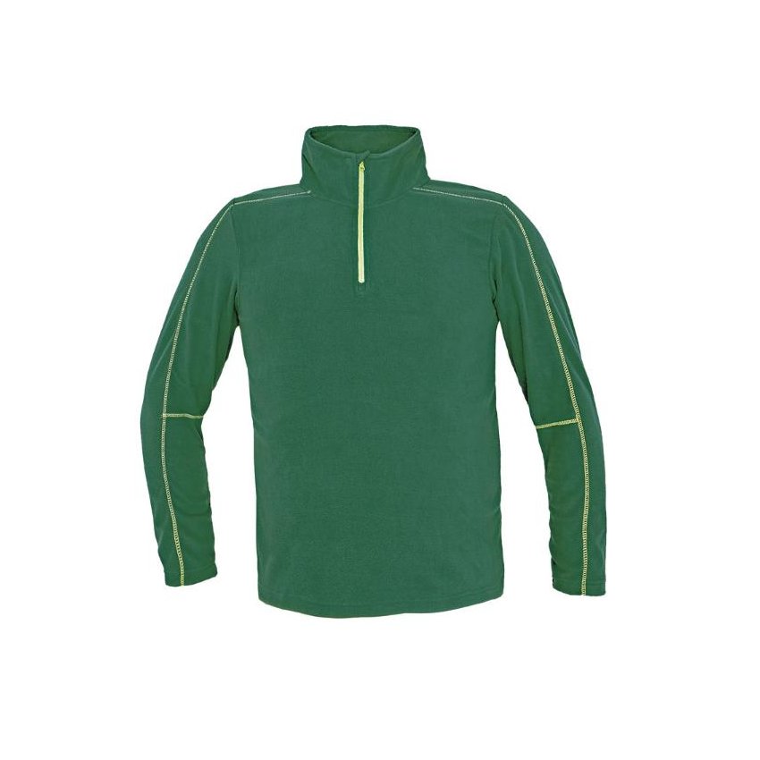 MIKINA WELBURN FLEECE ZELENÁ