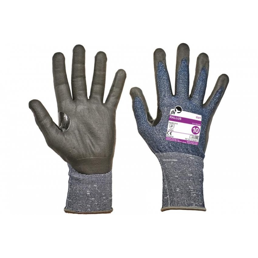 RUKAVICE RALLUS CUT5 NITRIL PU 10
