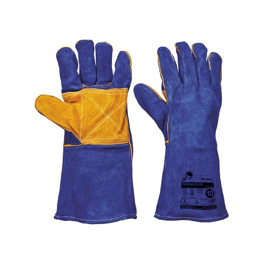 RUKAVICE PUGNAX BLUE CELOKOŽ. 10
