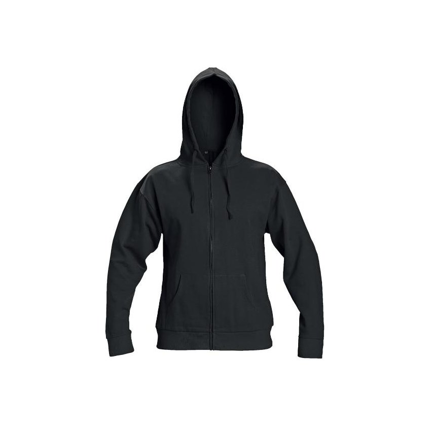 MIKINA NAGAR S KAPUCÍ ČERNÁ