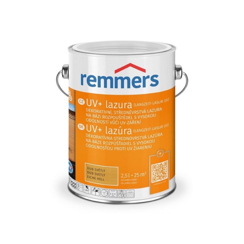 REMMERS-UV+ lazura 2.5l farblos
