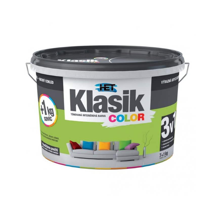 Klasik Color 0597 zelený limetkový  (7+1)