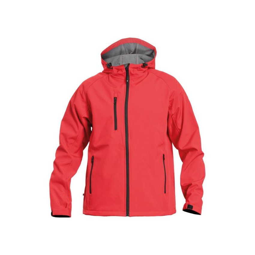 BUNDA BEGNA SOFTSHELL ČERVENÁ