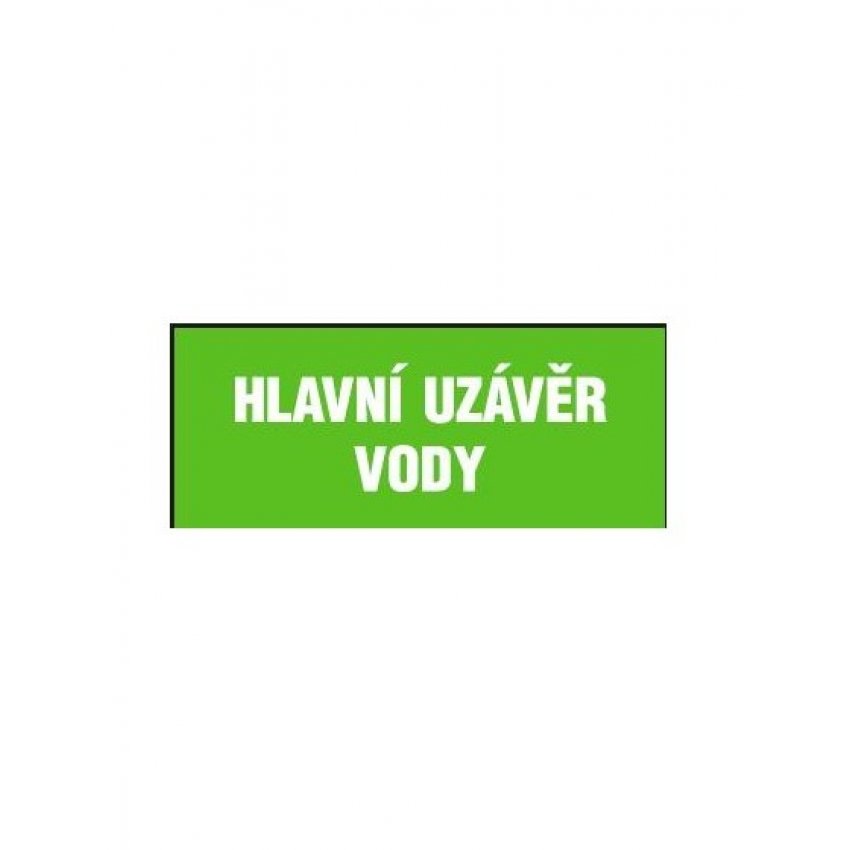 SAMOLEPKA HLAVNÍ UZÁVĚR VODY 317833