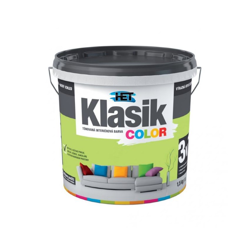 Klasik Color 0597 zelený limetkový  (1.5)