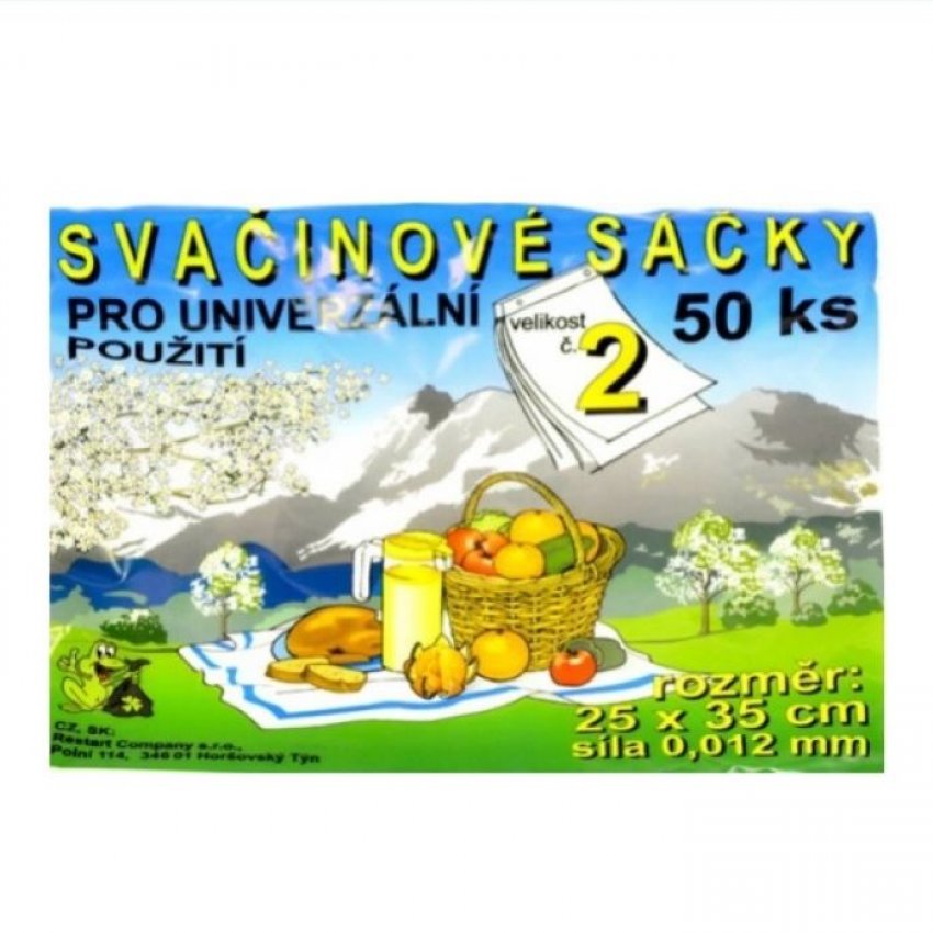 MIKR. SÁČKY SVAČINOVÉ 25X35CM 50KS