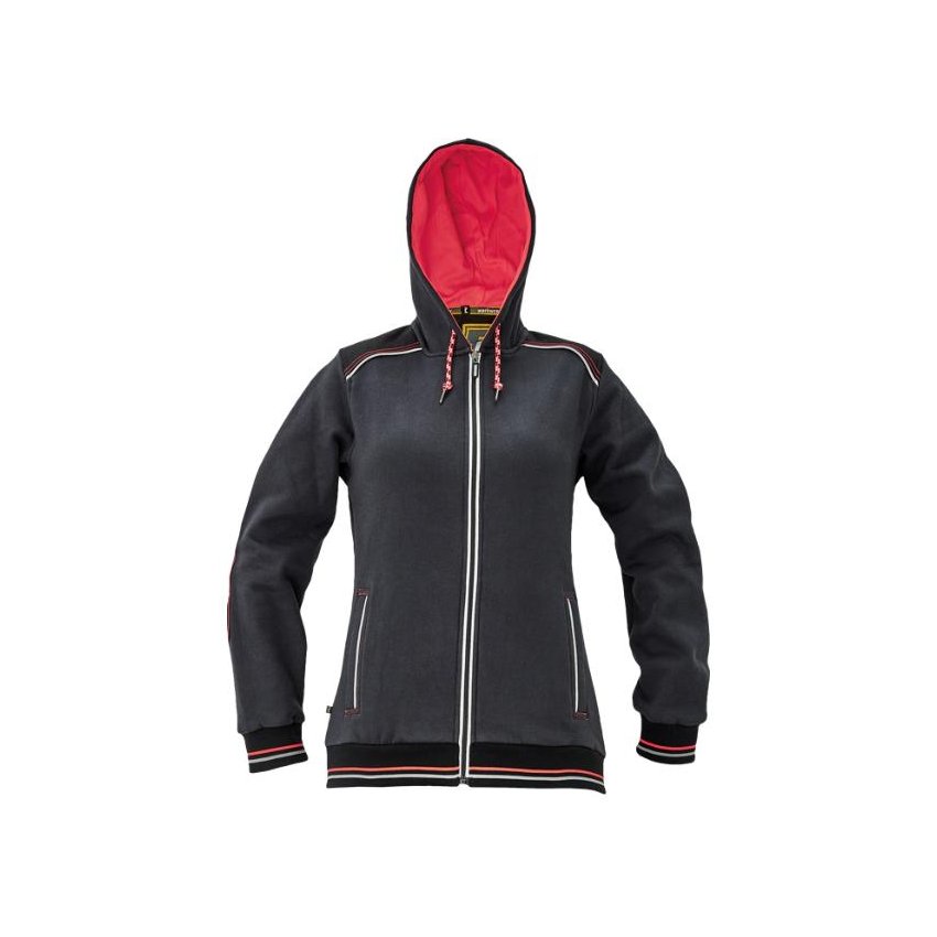 MIKINA KNOXFIELD LADY ANTRACIT/ČERVENÁ