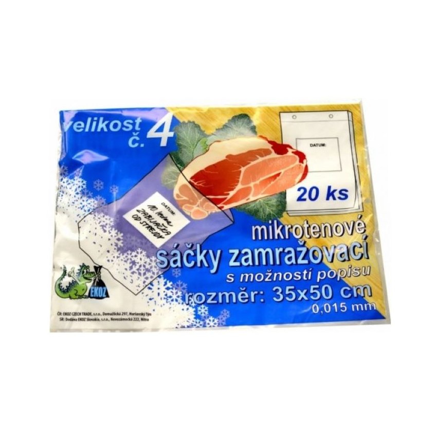MIKR. SÁČKY ZAMRAŽOVACÍ 35X52CM 20KS