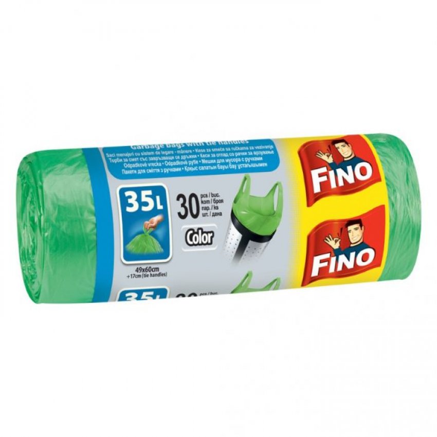 FINO SÁČEK NA ODPAD 35L 30KS ZELENÉ
