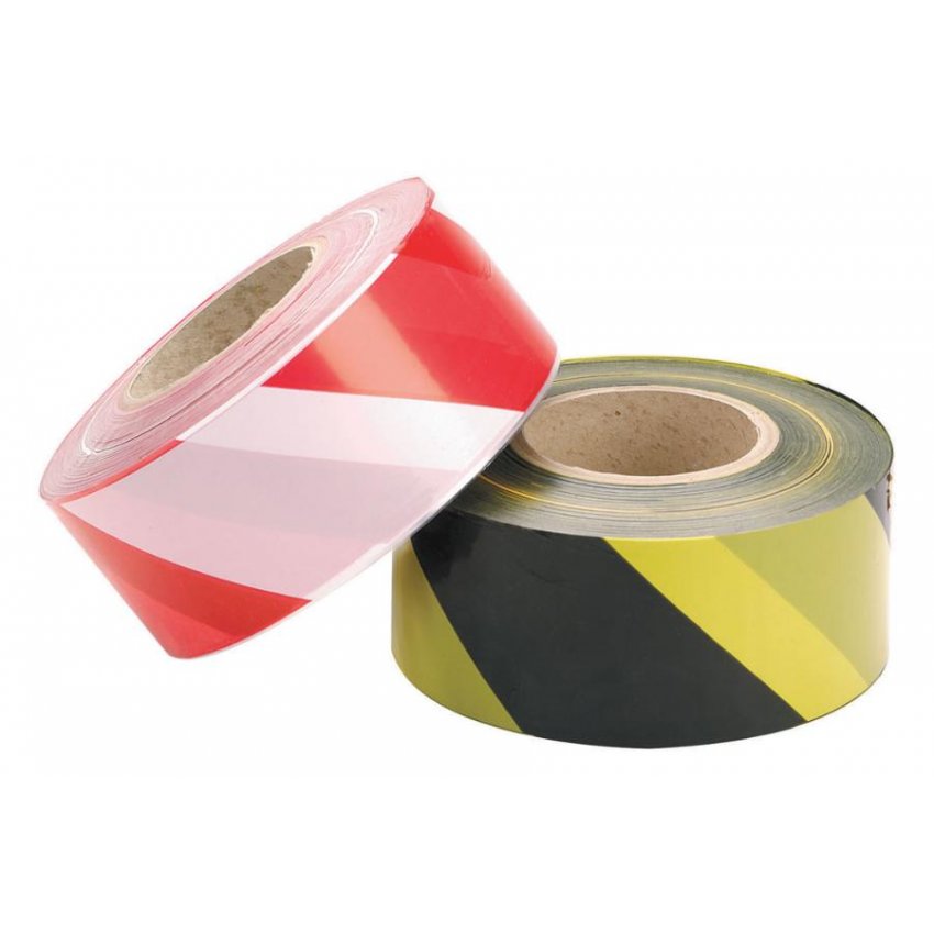 PÁSKA VÝSTRAŽNÁ ČERVENÁ/BÍLÁ 100M