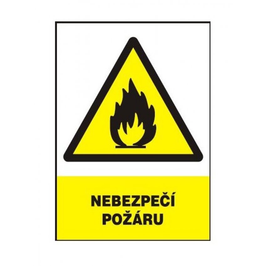 TABULKA NEBEZPEČÍ POŽÁRU 10301