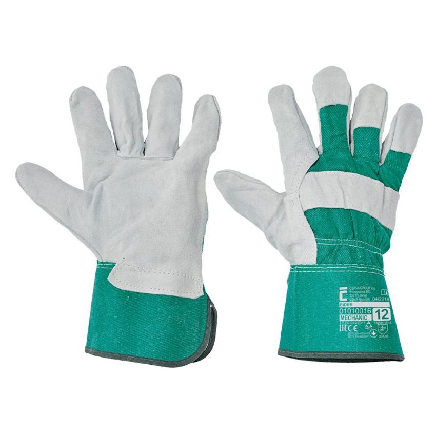 RUKAVICE EIDER KOMB. ZELENÁ 12
