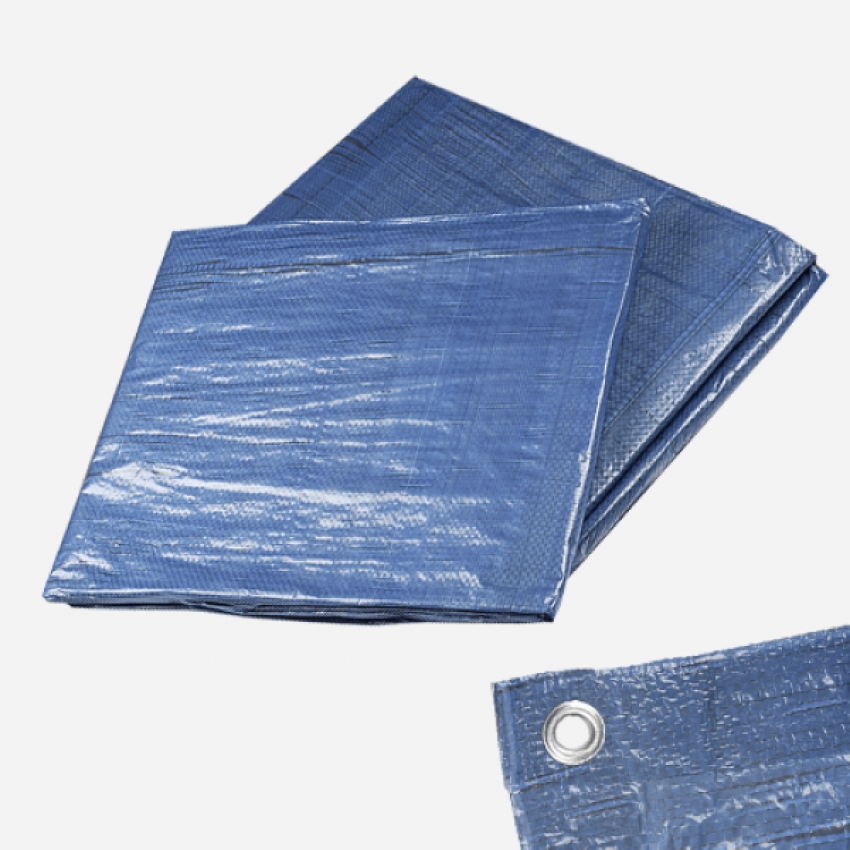 KRYCÍ PLACHTA S KOV.OKY 4x6m/80g/m2