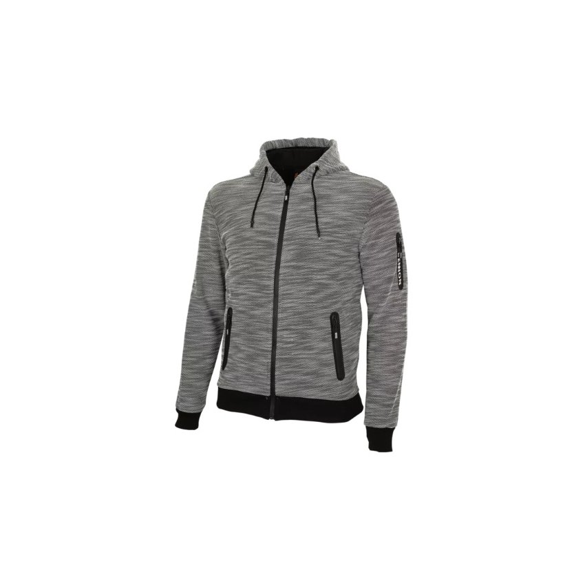 MIKINA CHORTOS ÚPLET ŠEDÁ