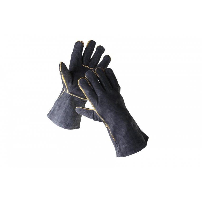 RUKAVICE SANDPIPER BLACK CELOKOŽENÉ 11