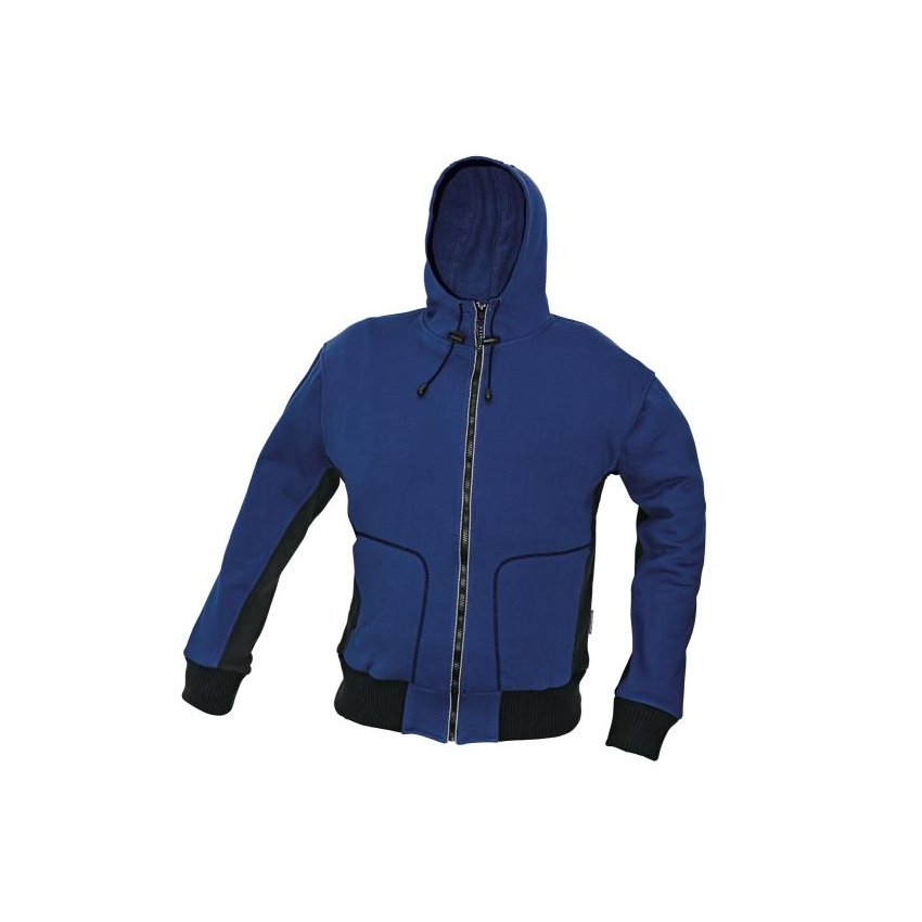 MIKINA STANMORE S KAPUCÍ MODRÁ