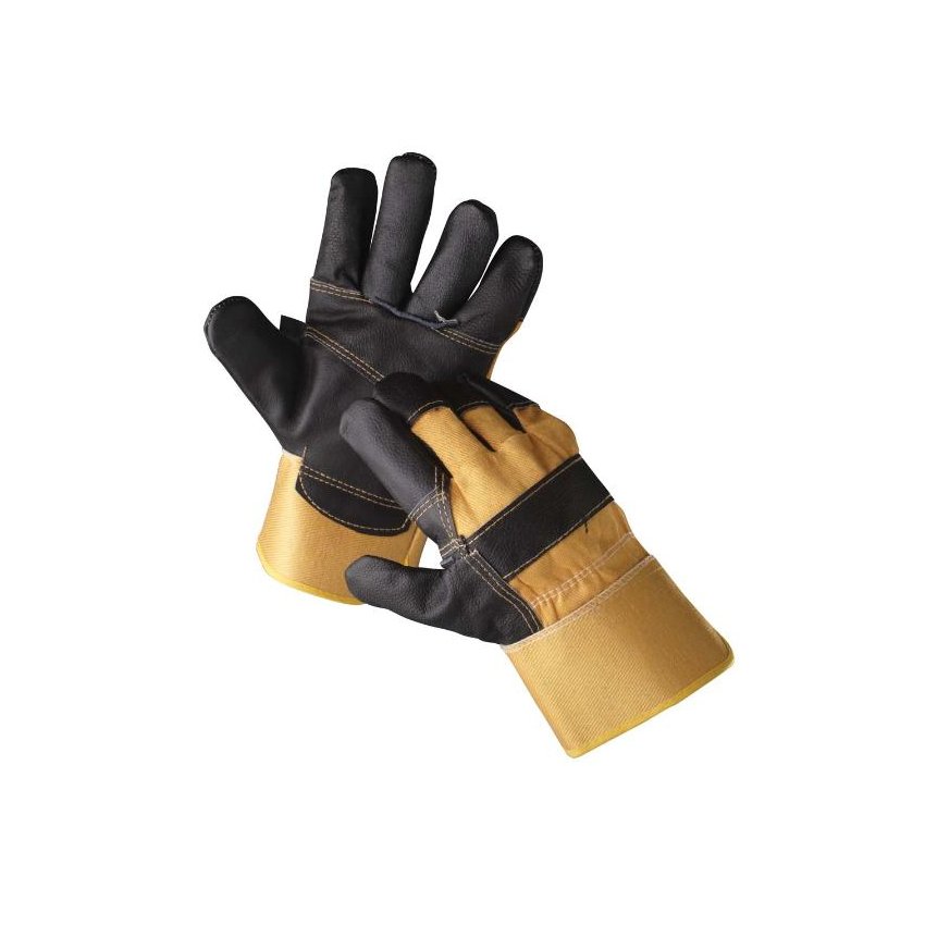 RUKAVICE ORIOLE KOMB. LÍCOVÁ HOV. 10