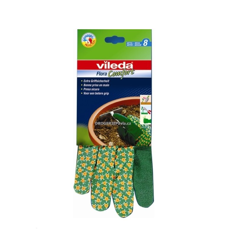 VILEDA RUKAVICE FLORA 8