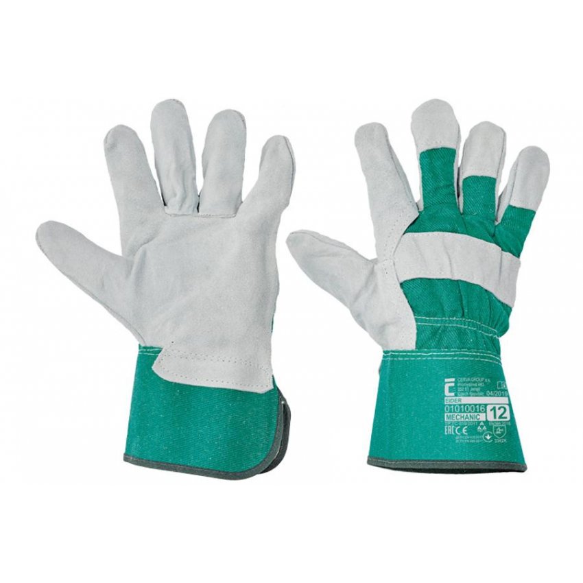 RUKAVICE EIDER KOMB. ZELENÁ 12