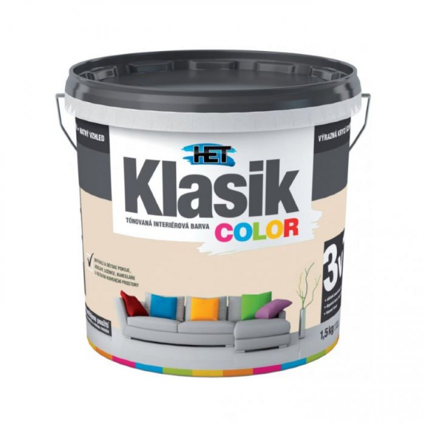 Klasik Color 0217 béžový kávový (1.5)