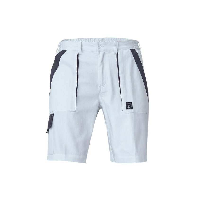 KALHOTY KRÁTKÉ MAX BÍLÁ/ŠEDÁ