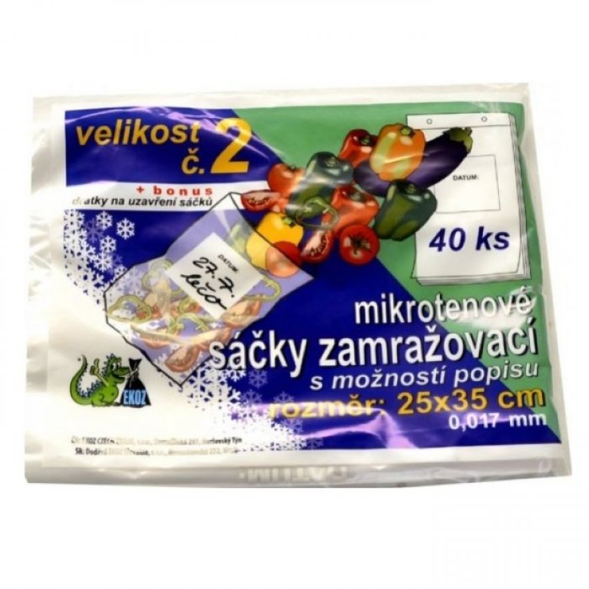 MIKR. SÁČKY ZAMRAŽOVACÍ 25X35CM 40KS