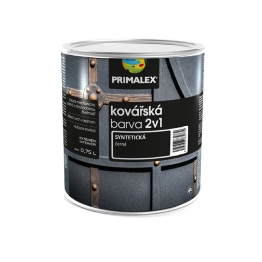 PX kovářská barva 2v1 černá (0.25l)