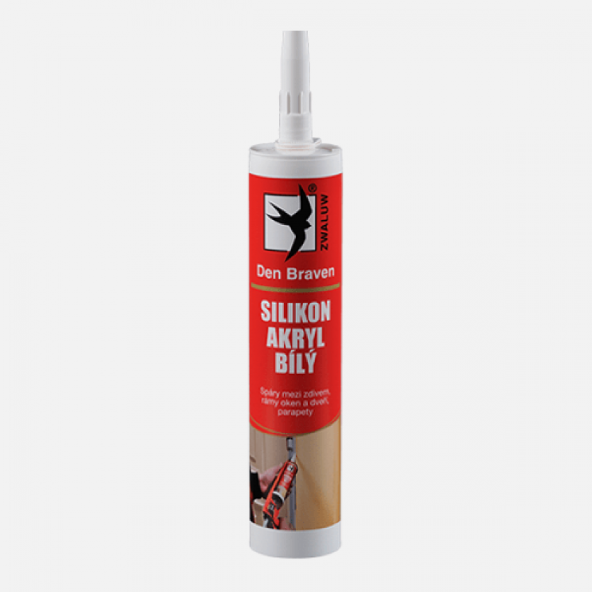 DB Silikon akrylový tmel 280ml bílý