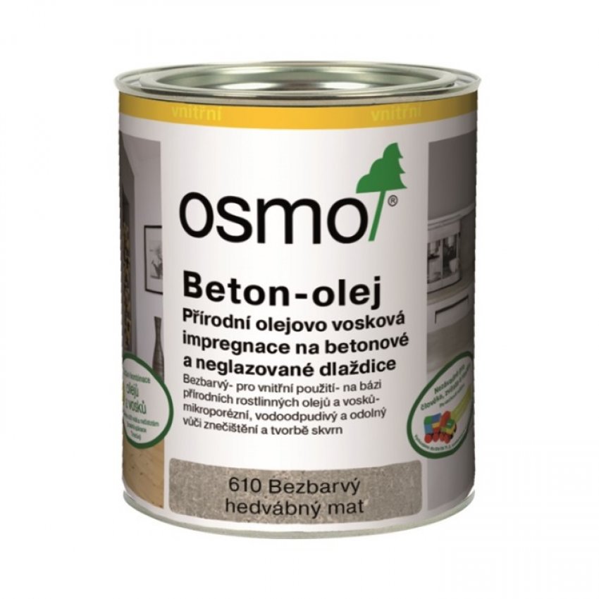 OSMO Beton olej 610 bezbarvý /0.75l/