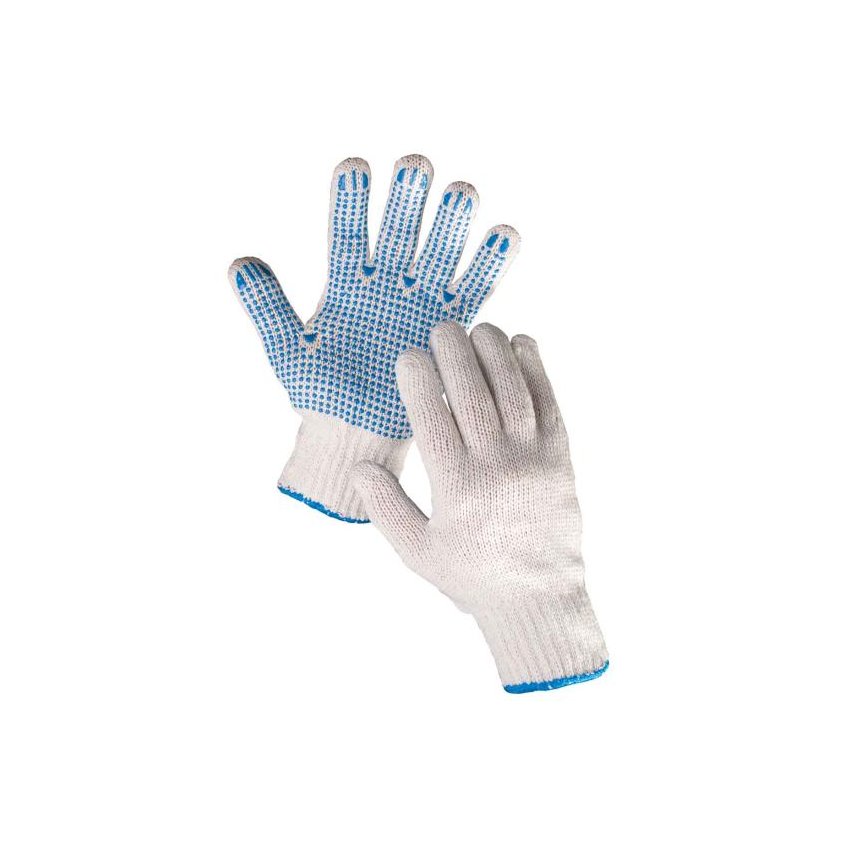 RUKAVICE PLOVER PLETENÉ PVC TERČ. 10