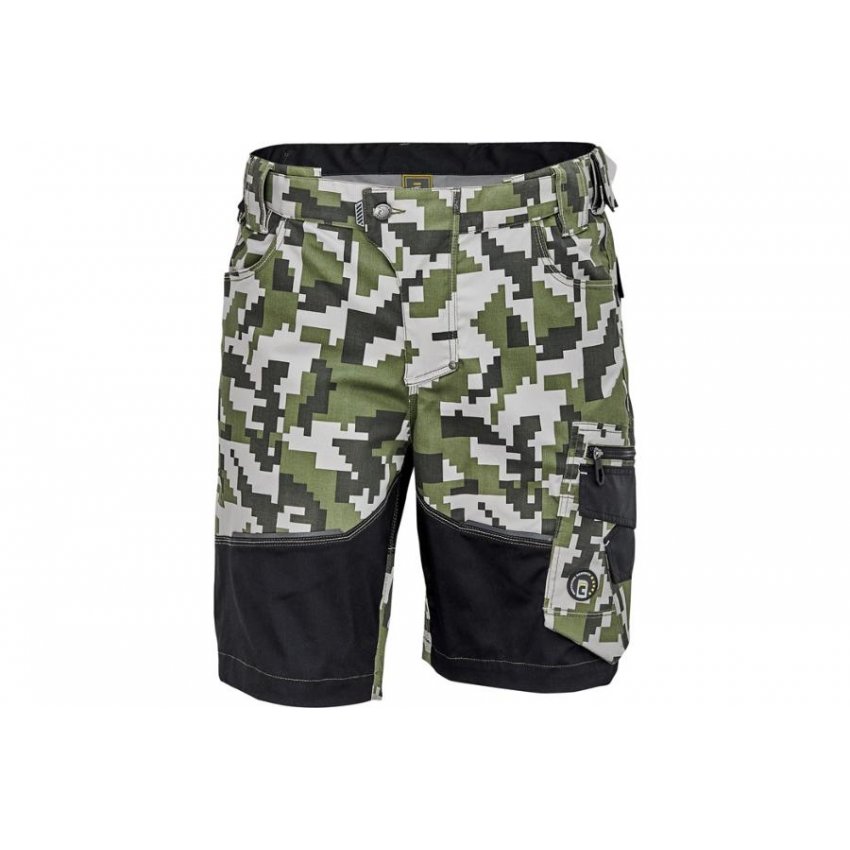 ŠORTKY NEURUM CAMOUFLAGE TM. OLIVOVÁ