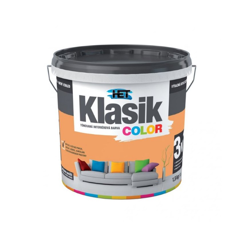 Klasik Color 0728 oranž broskový  (1.5)