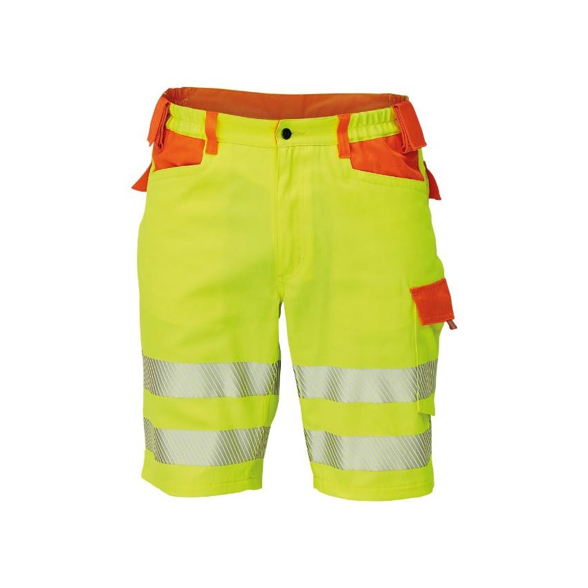 KALHOTY KRÁTKÉ LATTON HV ŽLUTÁ/ORANŽ