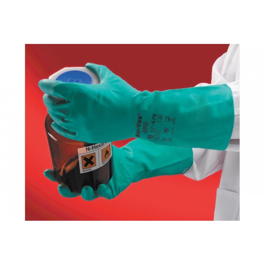 RUKAVICE SOL-VEX 37-676 ANTIST. NITRIL 10