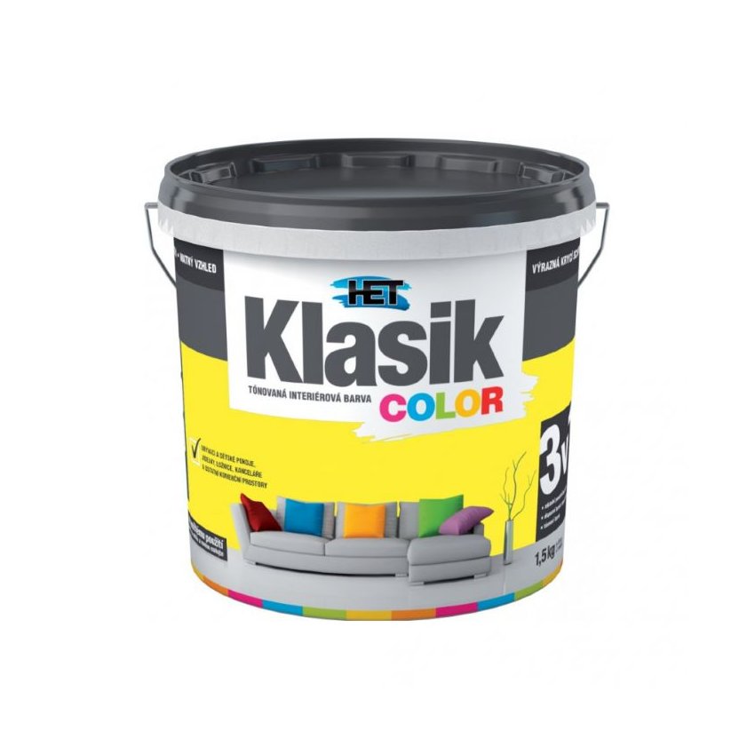 Klasik Color 0618 žlutý citronový  (1.5)