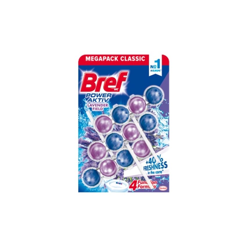 BREF POWER ACTIV WC BLOK LAVENDER 3X50G
