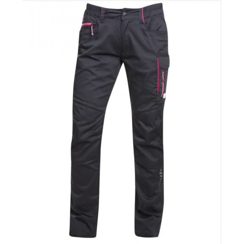 DÁMSKÉ KALHOTY ARDON®FLORET černo-růžová H6301