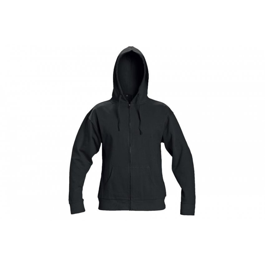 MIKINA NAGAR S KAPUCÍ ČERNÁ