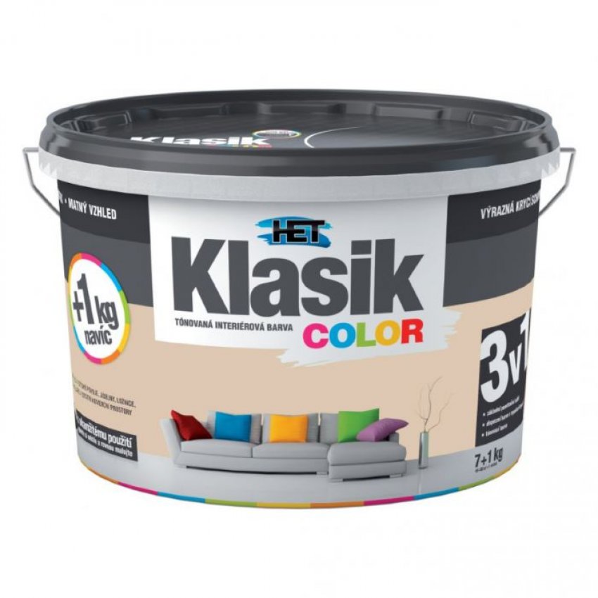 Klasik Color 0218 béžový pískový (7+1)