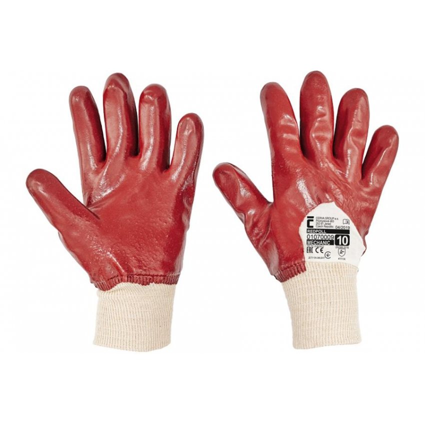 RUKAVICE REDPOLL MÁČENÉ PVC 10