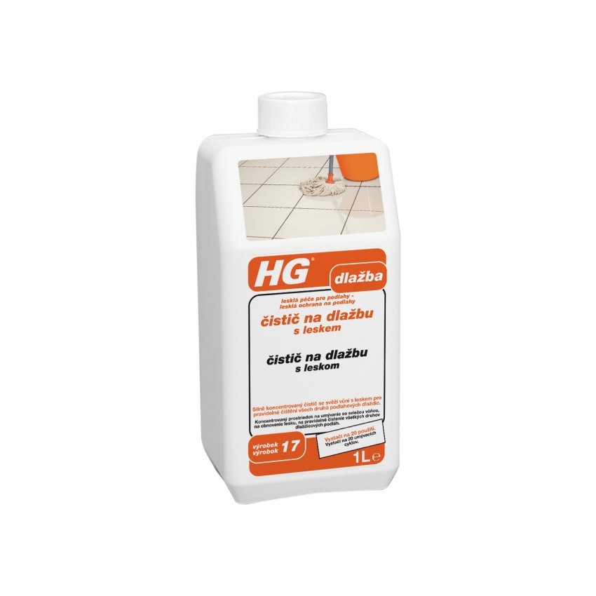 HG ČISTIČ NA DLAŽBU S LESKEM 1L