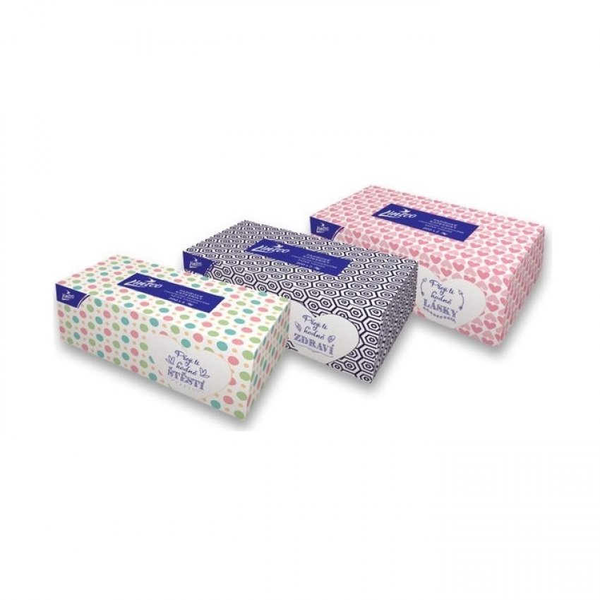 LINTEO PAPÍROVÉ KAPESNÍKY 200KS V KRAB