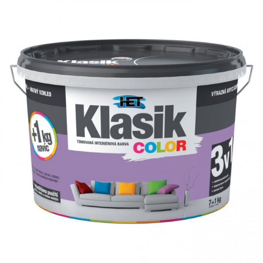 Klasik Color 0347 fialový šeříkový (7+1)