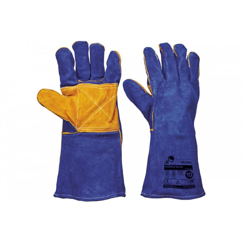 RUKAVICE PUGNAX BLUE CELOKOŽ. 10
