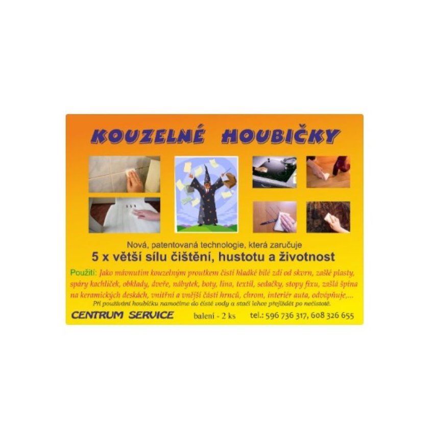 HOUBIČKA KOUZELNÁ CENTRUM SERVICE