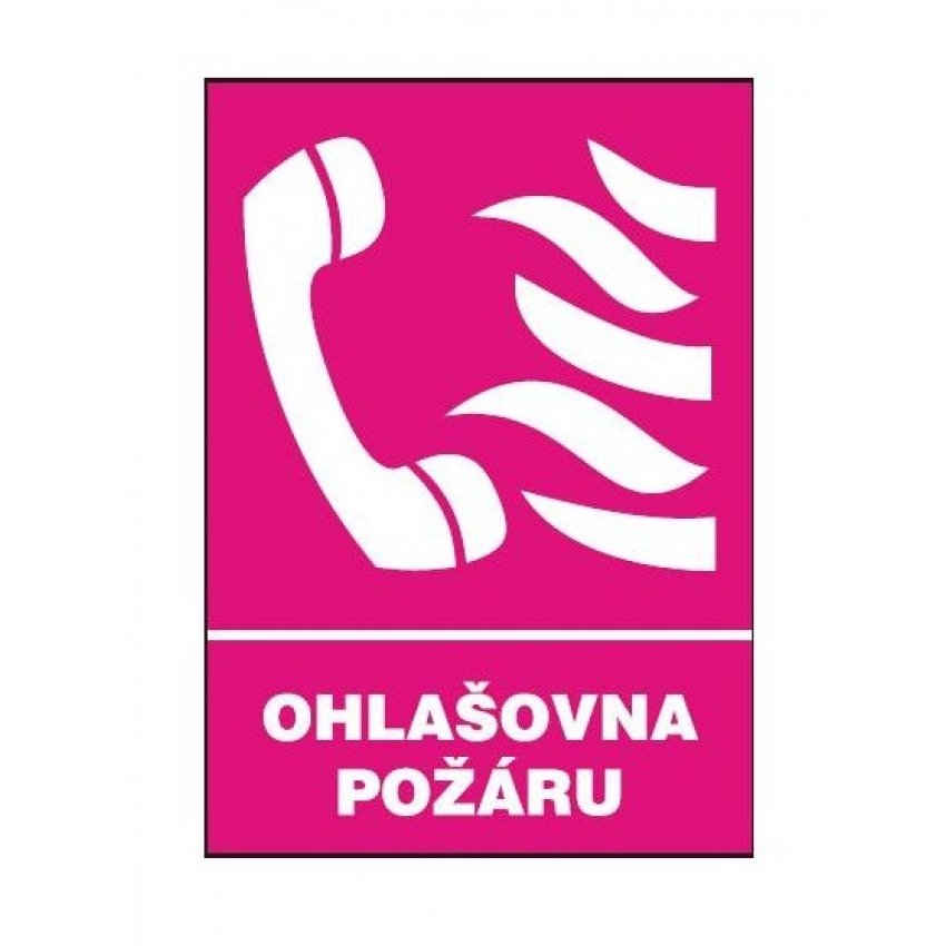TABULKA OHLAŠOVNA POŽÁRU 71849