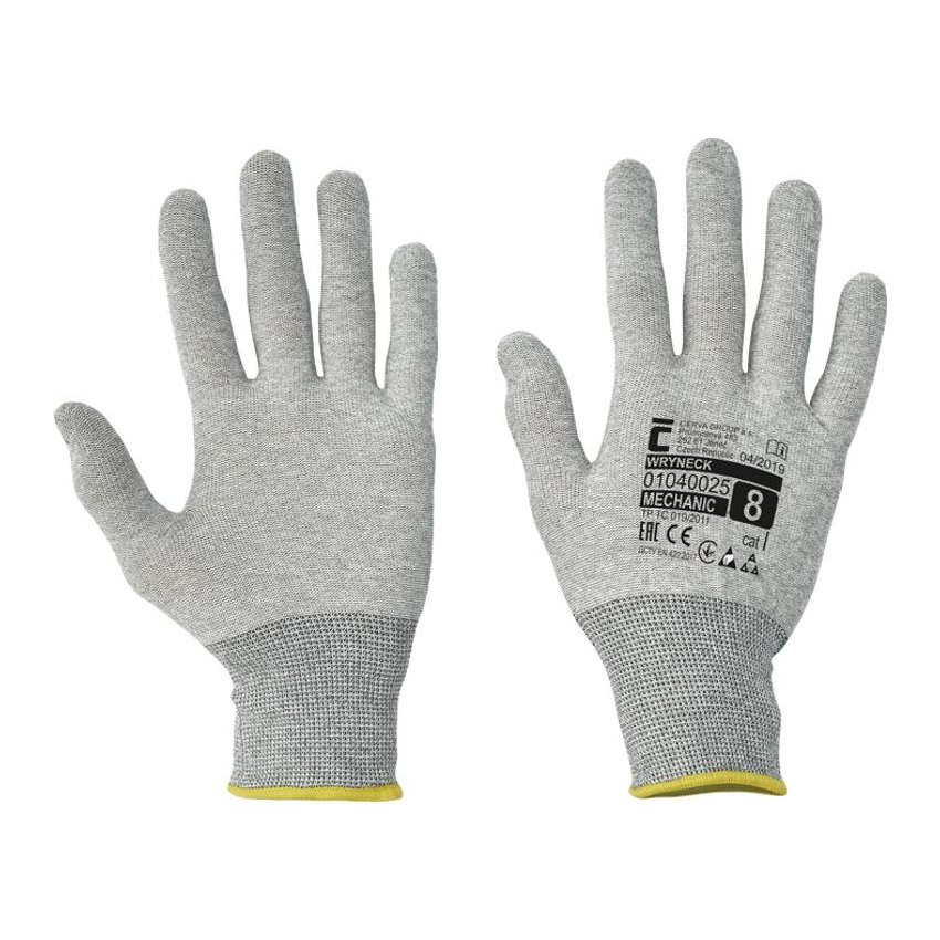 RUKAVICE WRYNECK ESD NYLON 8