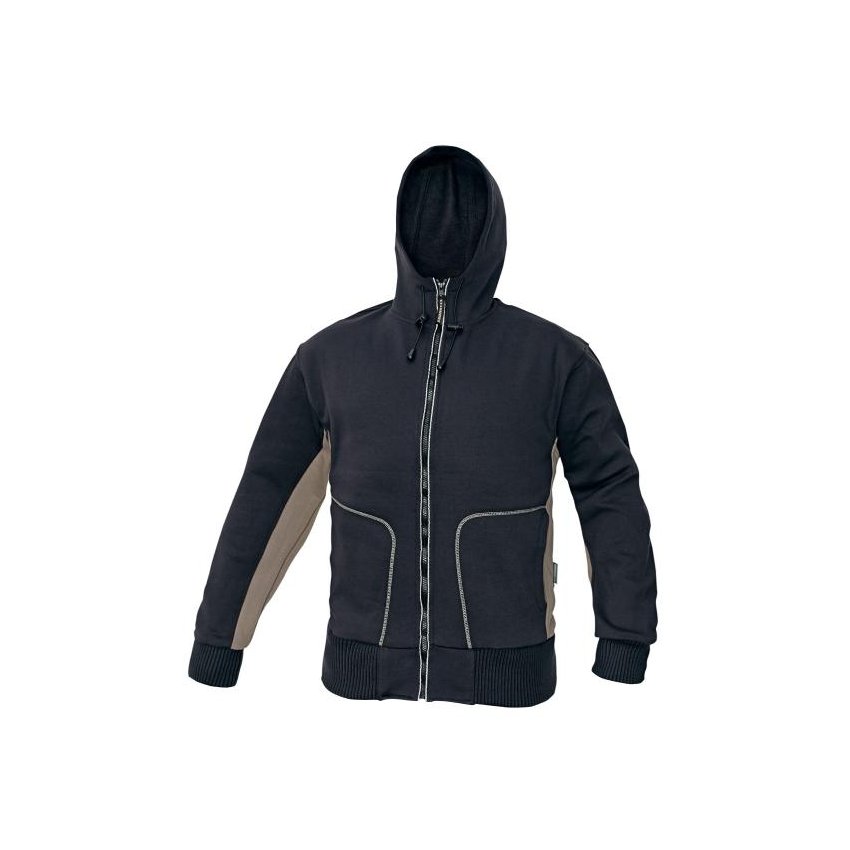 MIKINA STANMORE S KAPUCÍ HNĚDÁ