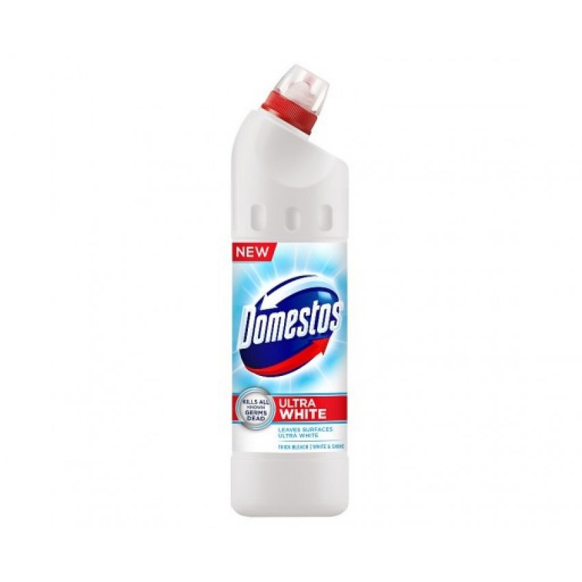 DOMESTOS WC GEL ULTRA WHITE 750ML